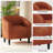 Upholstered Accent Chair Fabric Club Chair-116648881