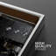 «Black Espresso Machine Coffee Bar», art de cuisine, impression sur toile encadrée, 3 pièces-131585052-131585054