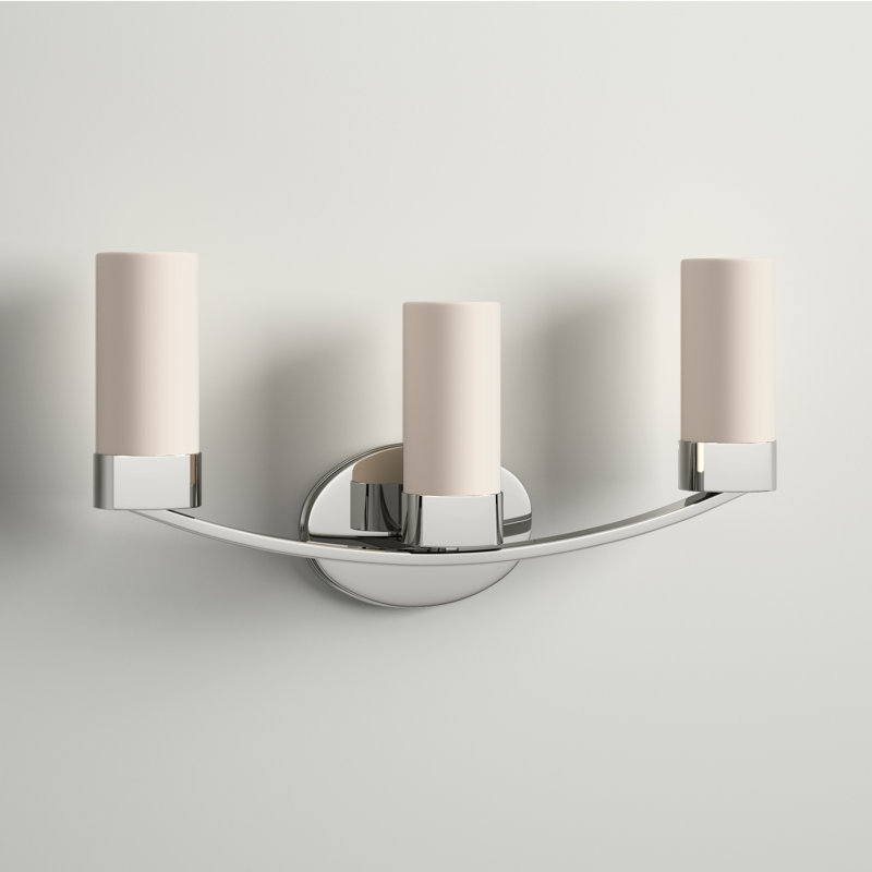 Ashaan 3 - Light Dimmable Vanity Light, Polished Nickel