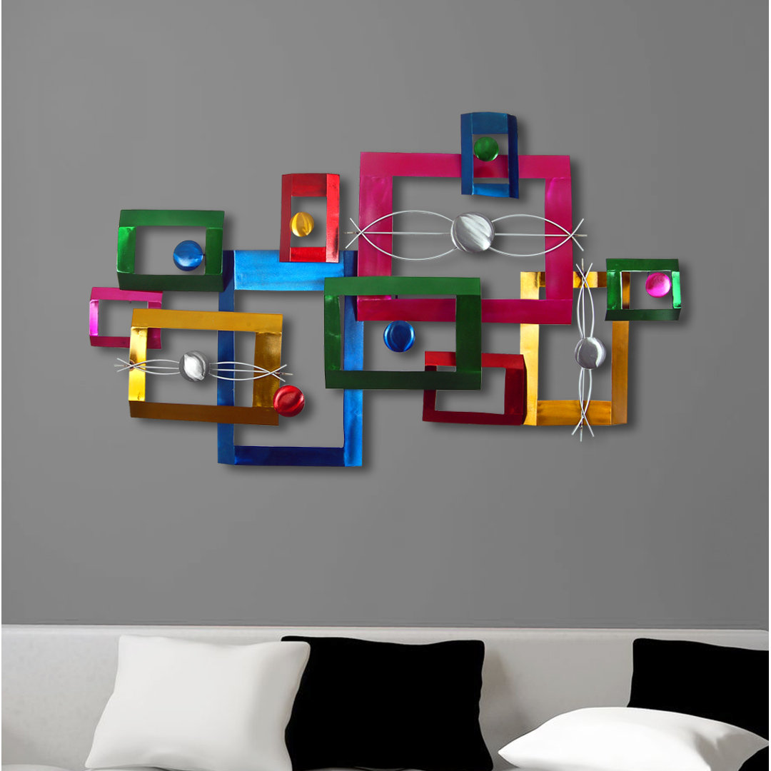 Composition Metal Painting Wall Décor