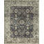 Magnolia Wool Oriental Area Rug in Beige/Black