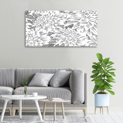Floral Pattern - Wrapped Canvas Print