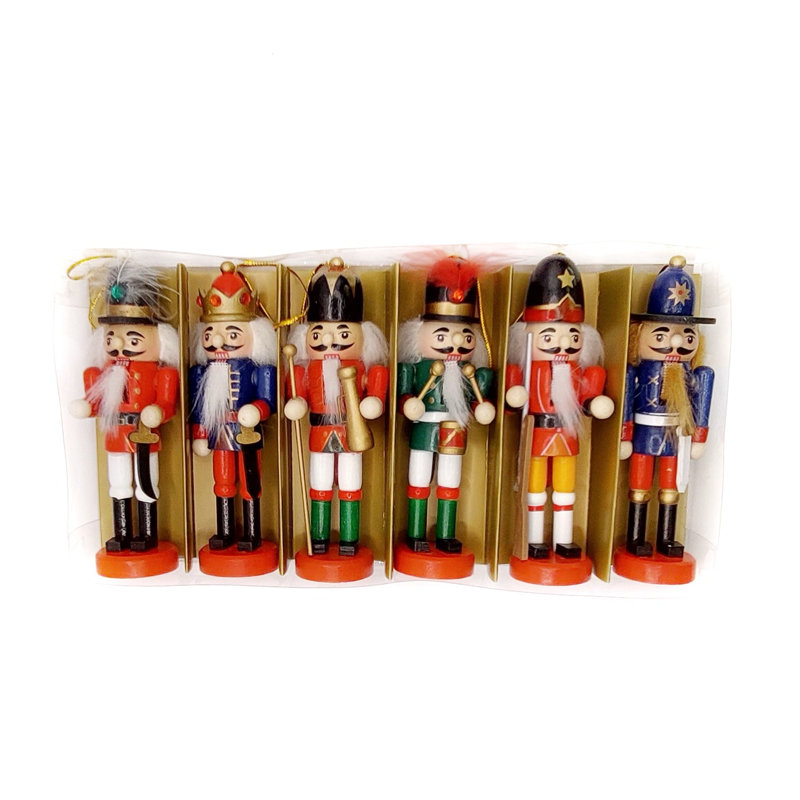 Casse-noisette de Noël.  Décoration festive classique en bois F07M14-7-N01382