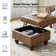 Djuana Transitional 27" Leather Ottoman with Storage