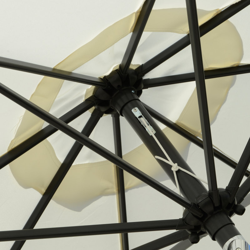 Petersburg 266cm Tilt Market Parasol, White