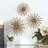 Glam Abstract Wall Decor on Metal