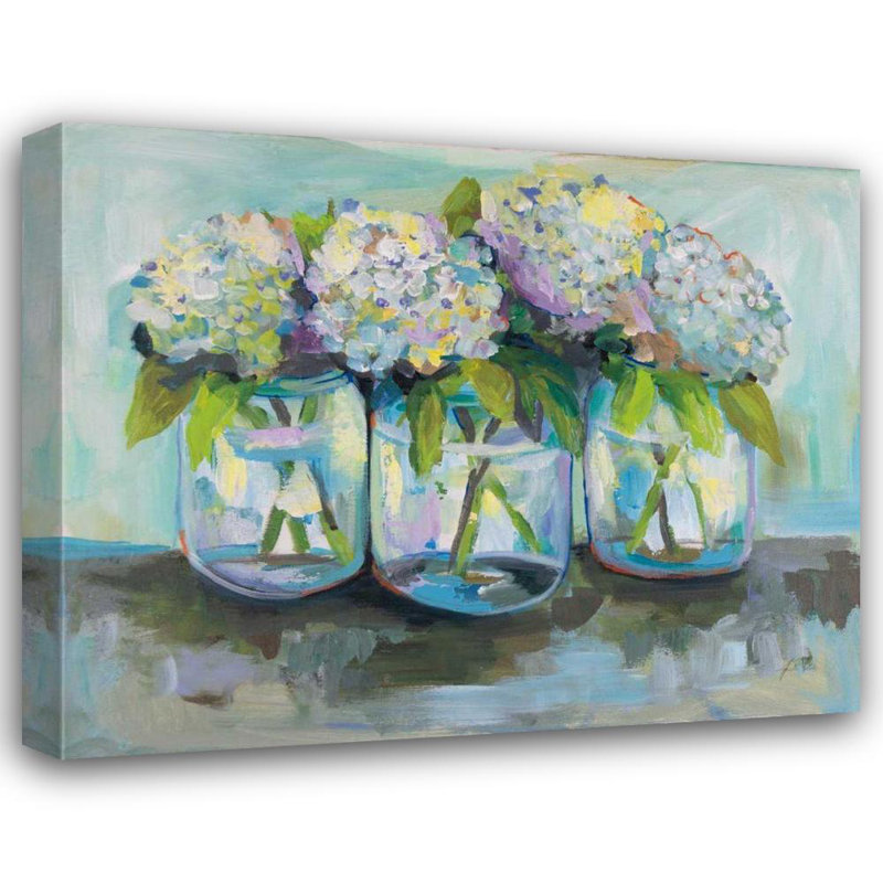 Red Barrel Studio® Vertentes, Jeanette, reproduction d'art sur toile sous le titre: In a Row, H 28 po x l 34 po