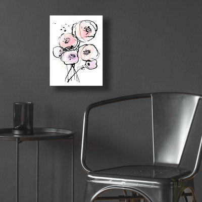 «Pink Mod 2» par Lesia Binkin, art mural en verre acrylique