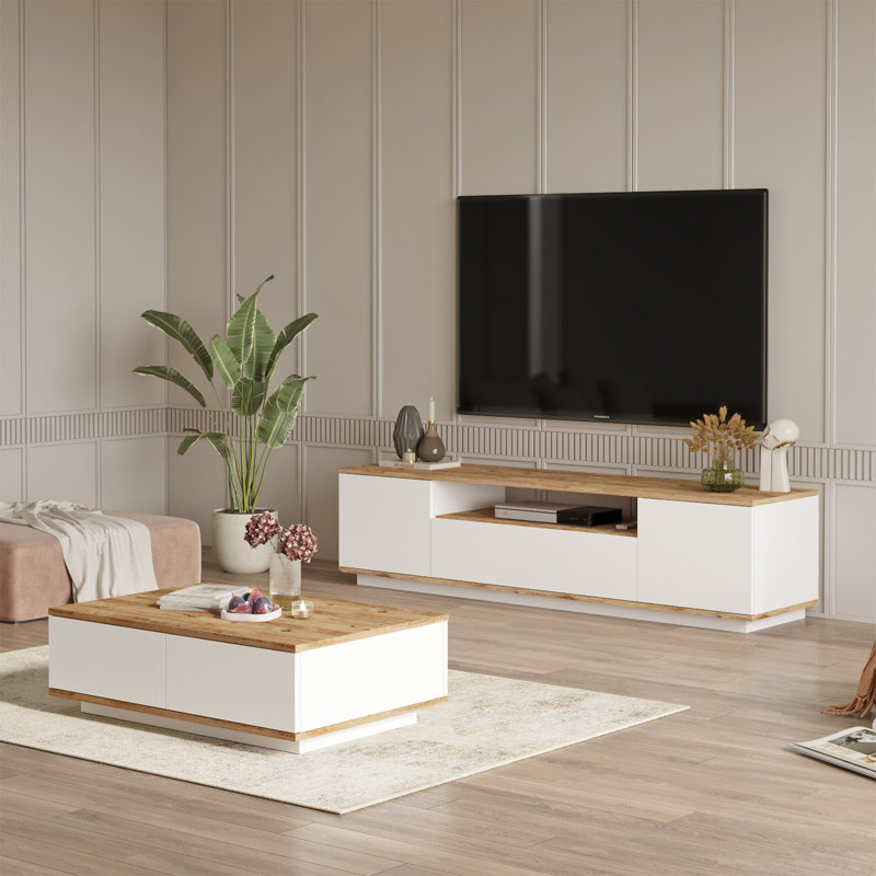 Ensemble de meubles de salon, Blanc