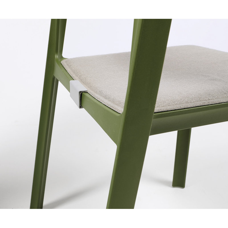 Trill Outdoor Dining Side Chair, Agave