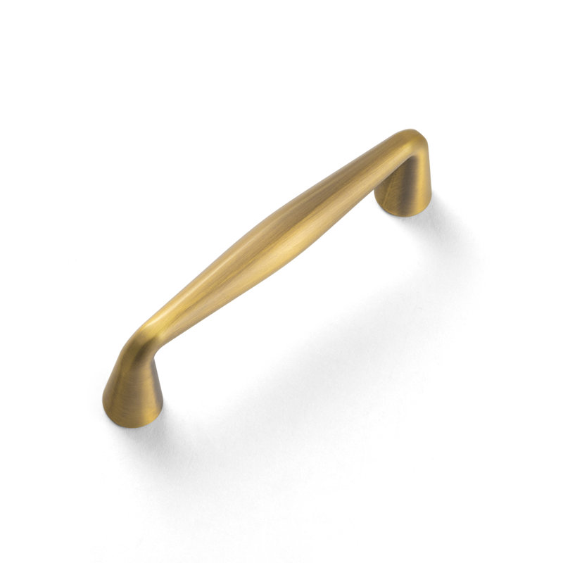 3" Center to Center Bar Pull, Brushed Brass Bronze, 3"