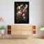 «Hands In Floral Still Life», art dramatique, romantique, fleur de papillon, art mural-1696742506