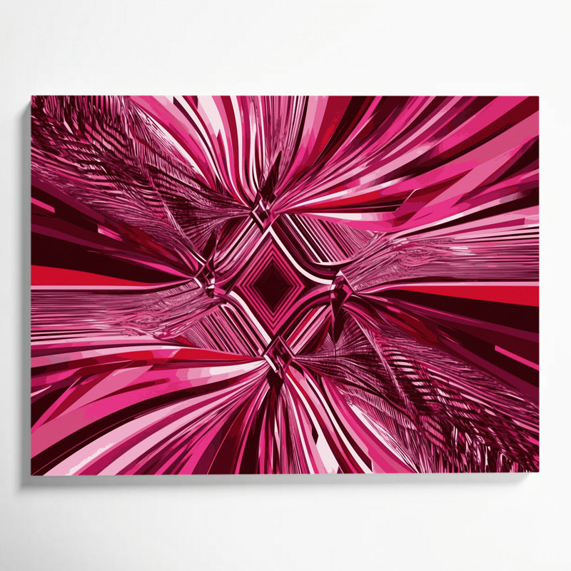 Art mural sur toile Op Art 52, H 11 po x l 14 po