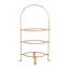 Provence Rattan Triple Tiered Server - Whitewash/Natural