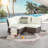 85'' Wide Wicker Patio Sectional with Cushions