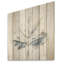 Feuille de sycomore argentée - feuilles, art mural sur bois de pin naturel-779838423