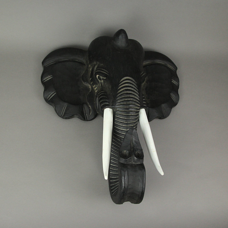 Figurine buste d'éléphant d'Afrique