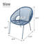 Chaise de patio intérieure / extérieure-1345591916