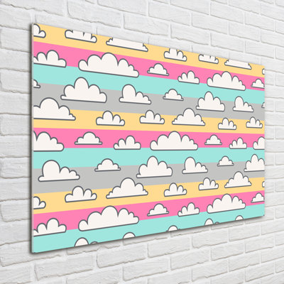 Cloud - No Frame Print on Glass
