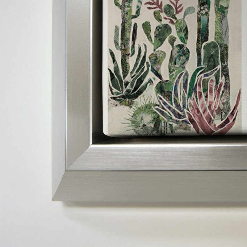 «Desert Garden I» par Gina Ritter - Impression sur toile, 64" H x 44" W, Silver