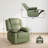 34”W Upholstered Swivel Reclining Rocking Chair-702031715