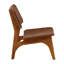 Quintero Teak Wood Occasional Chair, Brown