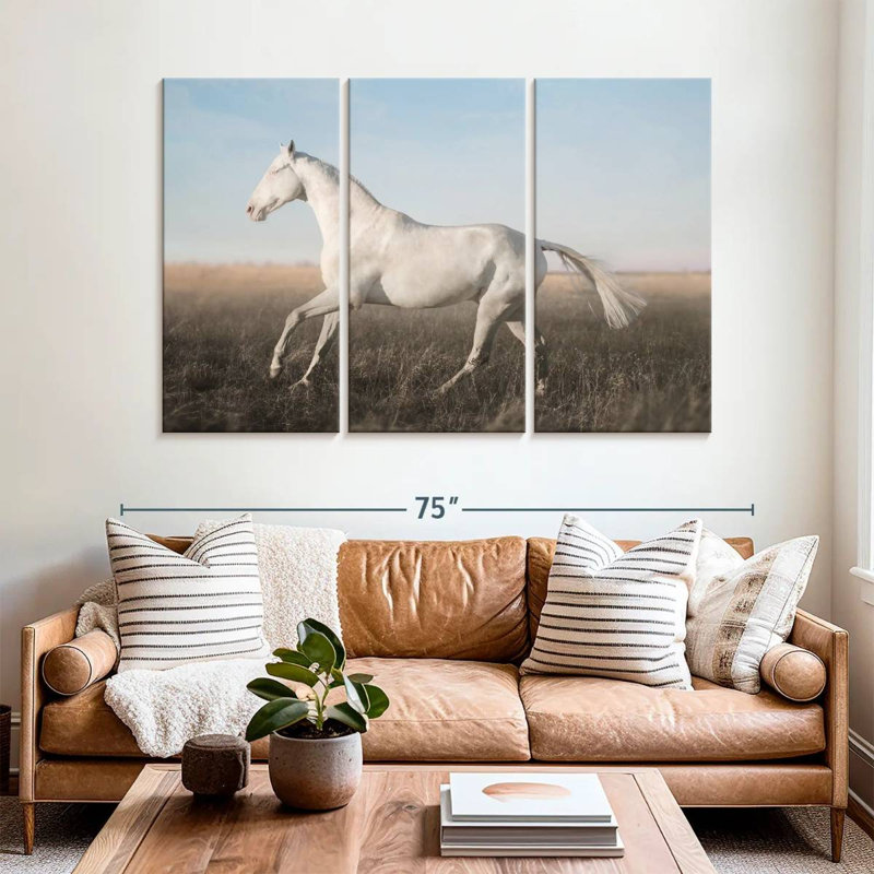 Brampt Isabella Horse, 42" H x 65" W