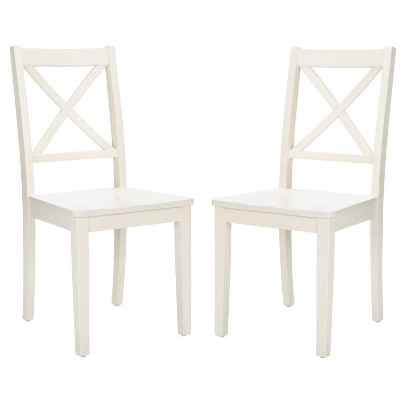 Chaise d'appoint Calline, Blanc