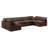 Hinami Velvet U-Shaped Sectional Reversible-94482532