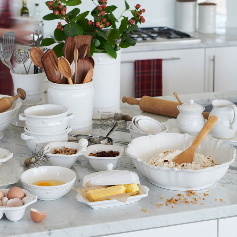 Berry & Thread 4 Piece Nesting Prep Bowl Set - Whitewash