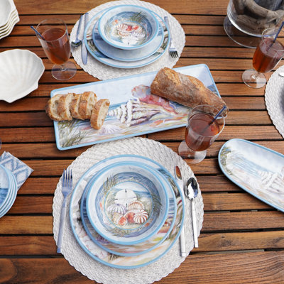 Service de table 12 pièces Seacoast Melamine