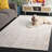 Gourdon 535 Hand Tufted Wool/Cotton Abstract Indoor Use Only Rug in Ivory/Gray-1249469588