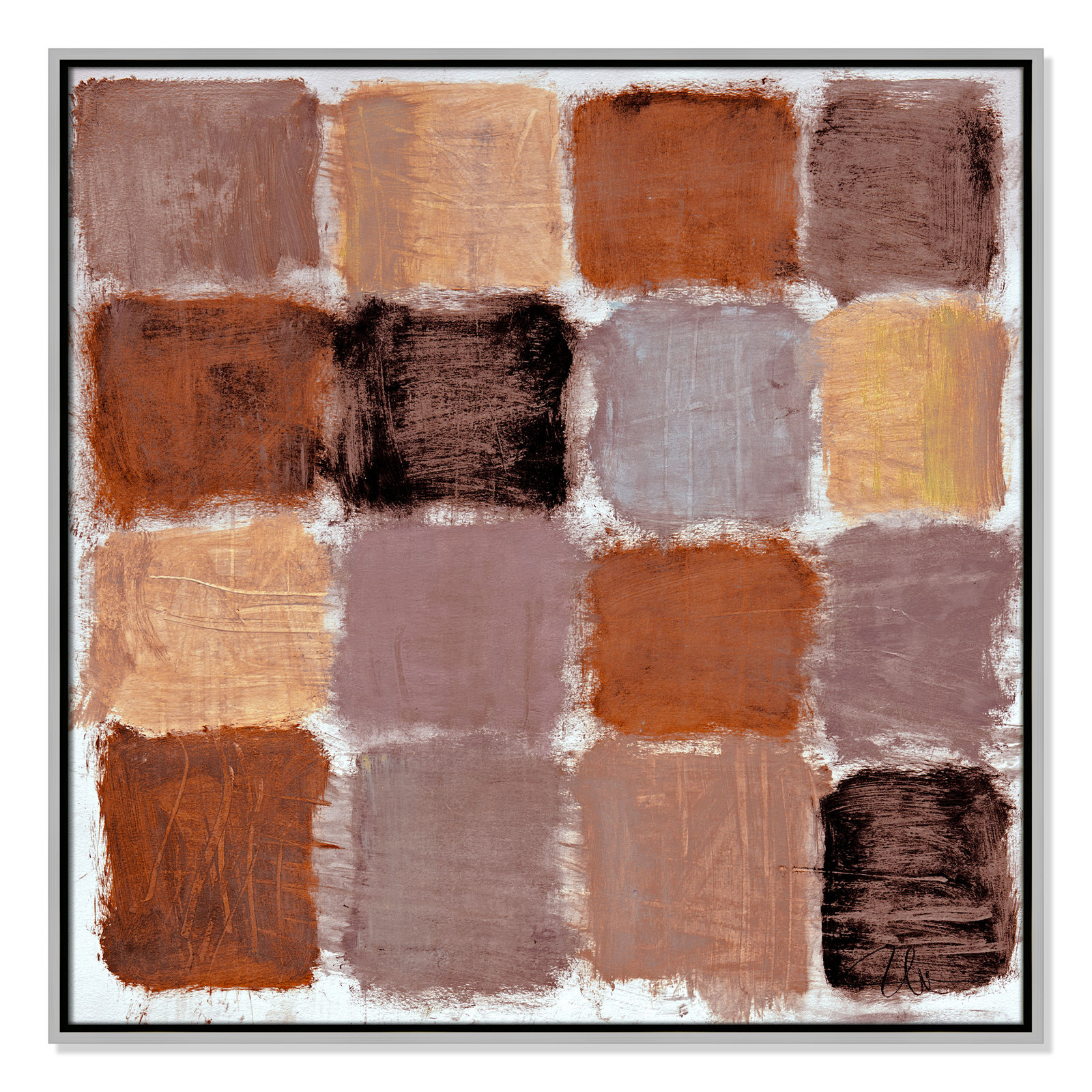 Coppola "Powder Room Spice Reflections" Print, 31.5" H x 31.5" W, Silver