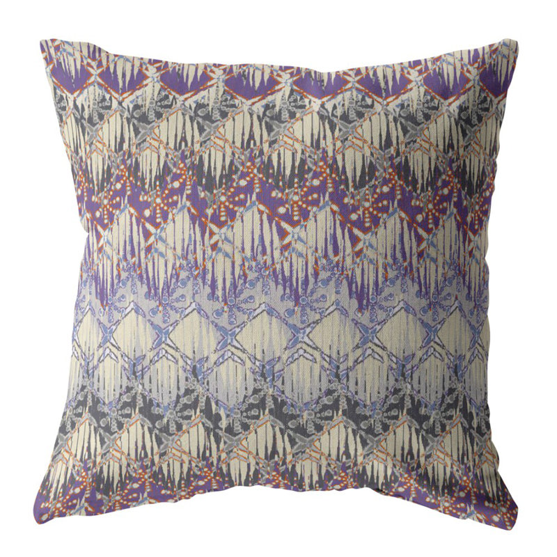 Coussin intérieur à glissière Hatches Broadcloth, Magenta pâle, H 26 po x l 26 po