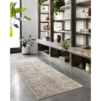 Tapis oriental ivoire / sable Sagefield