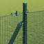 Vidaxl Fence With Posts Steel-116797763-116797764