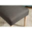 2 pièces de chaises en bois massif gris anthracite - boutons décoratifs, sièges de salle à manger confortables (de 2) capitonnés, ambiance élégante-877673628