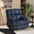 Blue Chenille