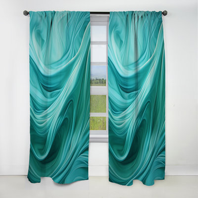 Tomko - Abstract Shapes Curtain - Blackout Abstract Curtain - 1 Panels