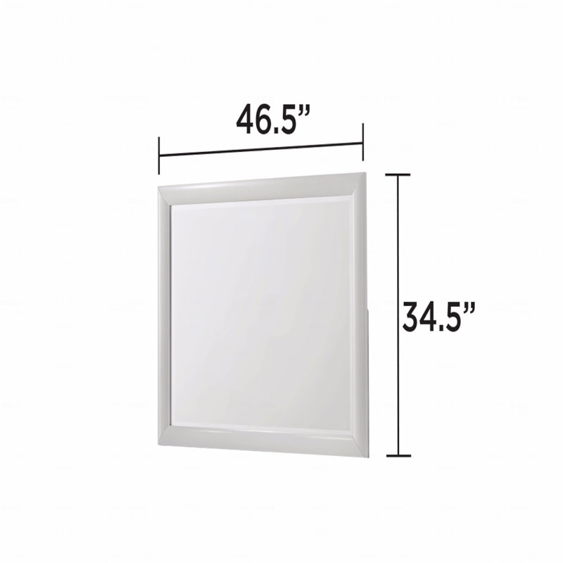 Miroir d'appoint moderne avec cadre en bois