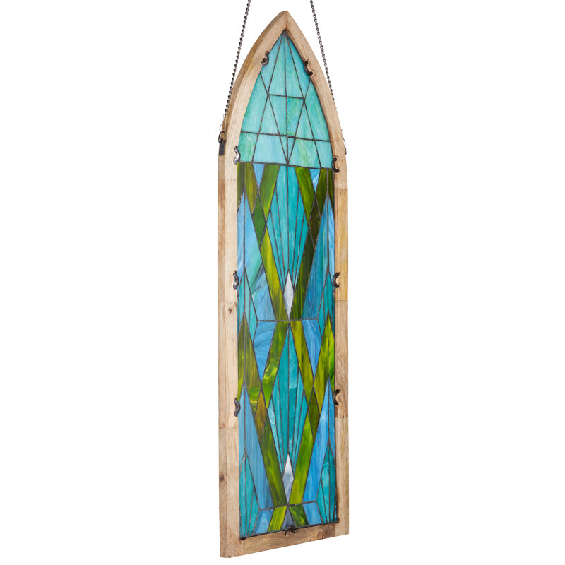 Vitrail de fenêtre 48 "H Art Deco
