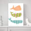 Baleine, art mural contemporain abstrait-1677910491