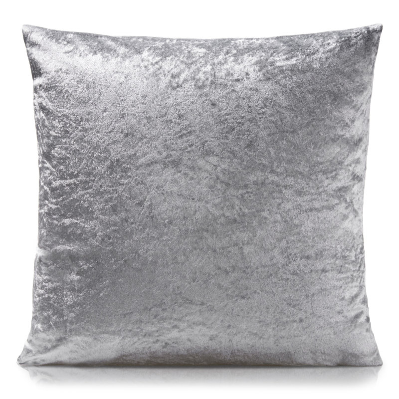 Eleanora Square Throw Cushion, Silver