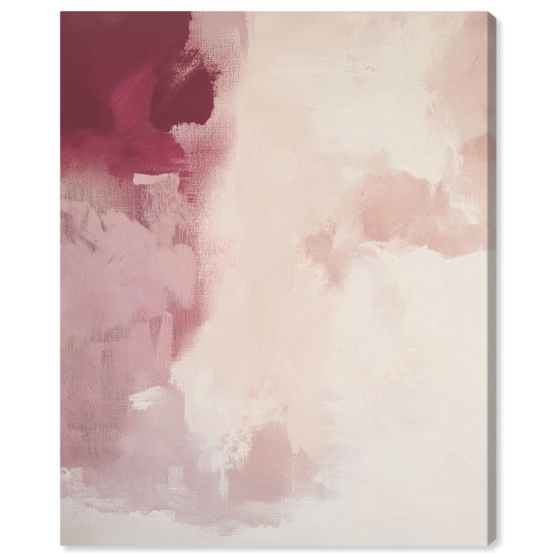 «Rose Mist III» par Art Remedy, H 30 po x l 36 po, Toile tendue avec châssis