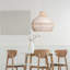 Luminaire suspendu en rotin Boho pour salle à manger