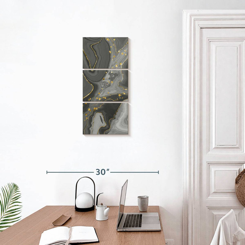 Liquid Marble, 27" H x 12" W