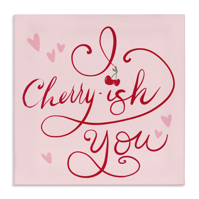 Toile Cherry-ish You Pun, conception de Lucille Price