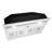 Nauxus 34.3 " W Stainless Steel 600 CFM Ducted (Vented) Insert Range Hood with Charcoal Filter