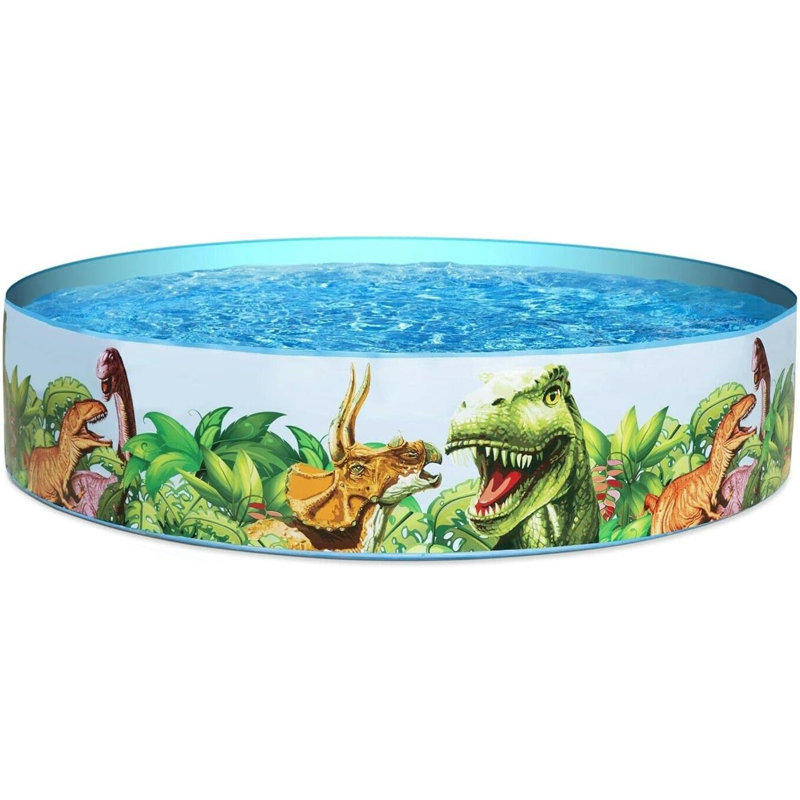 Round Inflatable Pool 38.1cm H x 183cm W x 183cm L