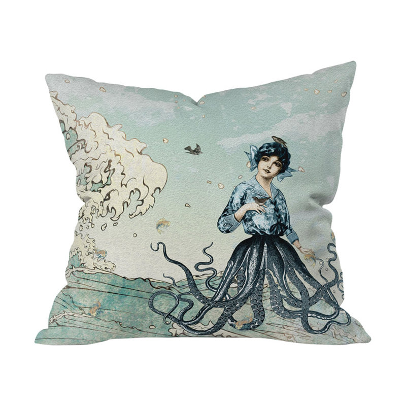 Coussin Sea Fairy, 18 po x 18 po